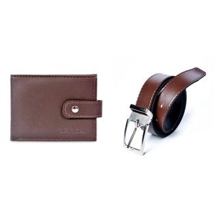 kit cinto masculino social duplaface largo+ carteira botao oferta relampago