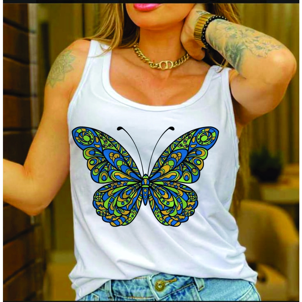 blusa tshirt, Regata, brasil copa do mundo hexa, borboleta bandeira, blusinha estilosa plus size