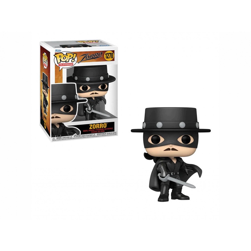 FUNKO POP - ZORRO 65TH 1270 NOVO ORIGINAL