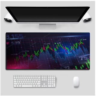 mouse pad 90x40 couro sintético bolsa de valores