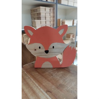 Raposa Decorativa em Pinus