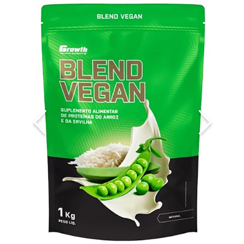 Blend Vegan 1Kg (proteína vegana) - Growth Supplements