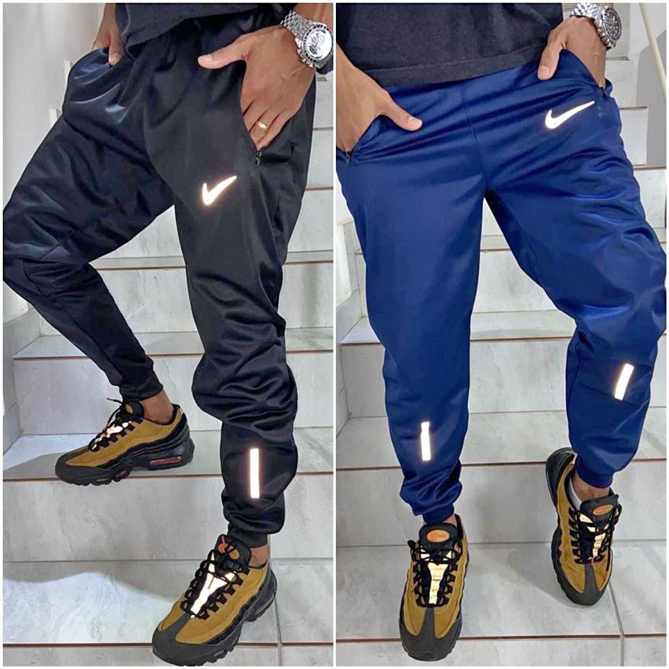 Calça Jogger Masculina Esportivo com Simbolo Refletivo