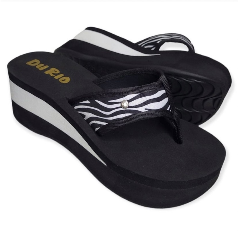 Tamanco Plataforma Anabela Tijuca Diversas Estampas em Oferta na Shopee