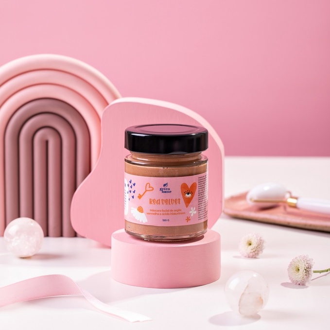 Máscara facial Red Velvet - Green Home • 150g