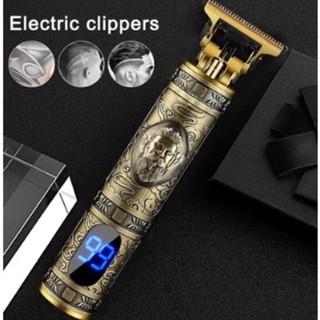 Máquina De Cortar Cabelo Barba Regarregavel Profissional Com Tela led Digital Modelo WL-6032
