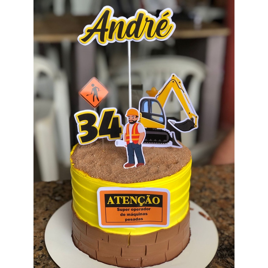 Bolo de Retroescavadeira - Comprar com Melhor Preço em Padaria