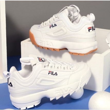 tenis fila blancos para niña