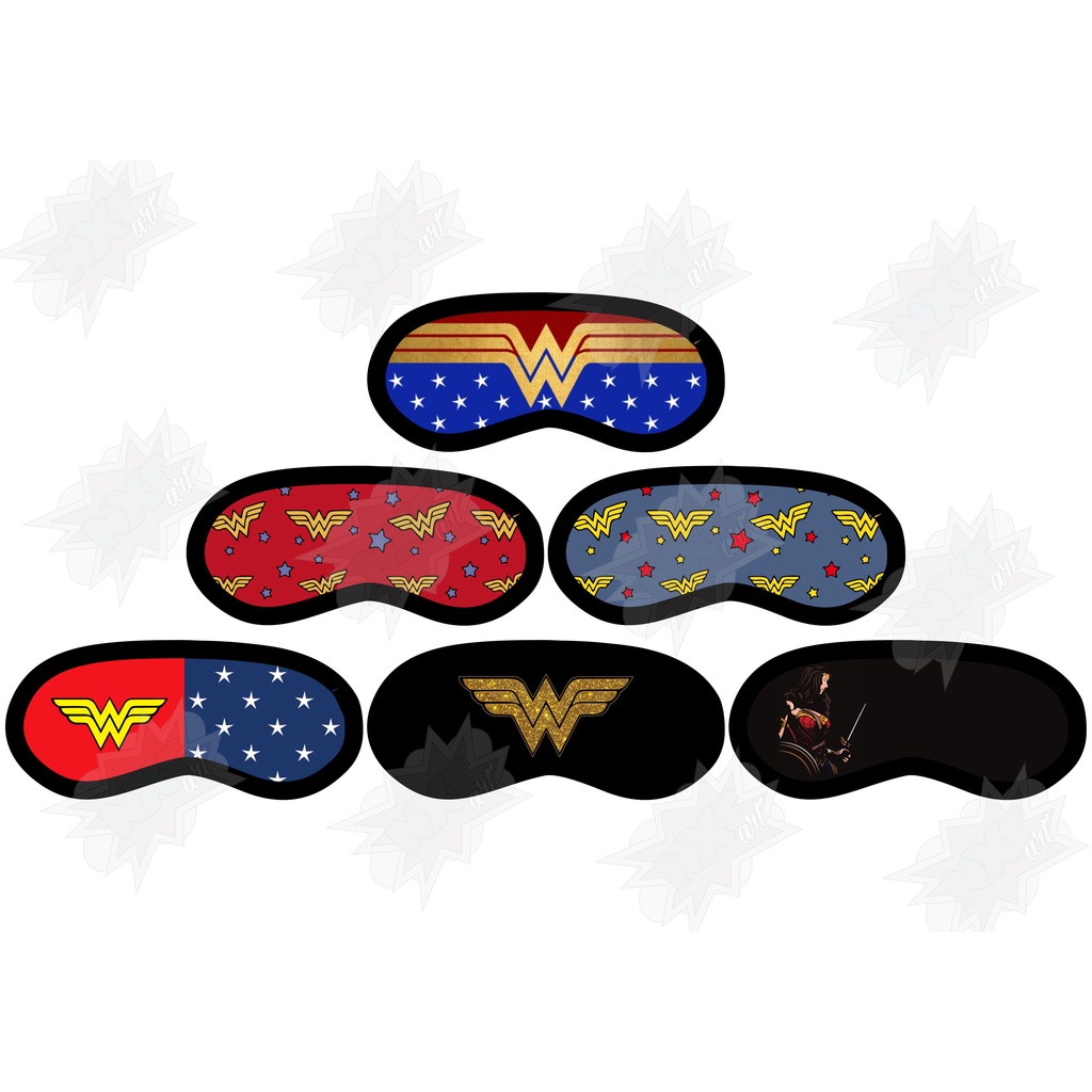 Máscaras de olho de dormir/tapa olho Mulher Maravilha / Super Herói / Heroína / DC Comics