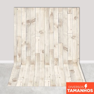 Fundo Fotográfico Tacos de Madeiras Claras Em Tecido FFM-46 em Oferta na Shopee