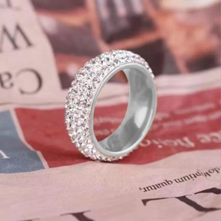 Anel de strass de luxo para mulheres anel de dedo geométrico de cristal moda jóias casamentos presente de festa de noivado