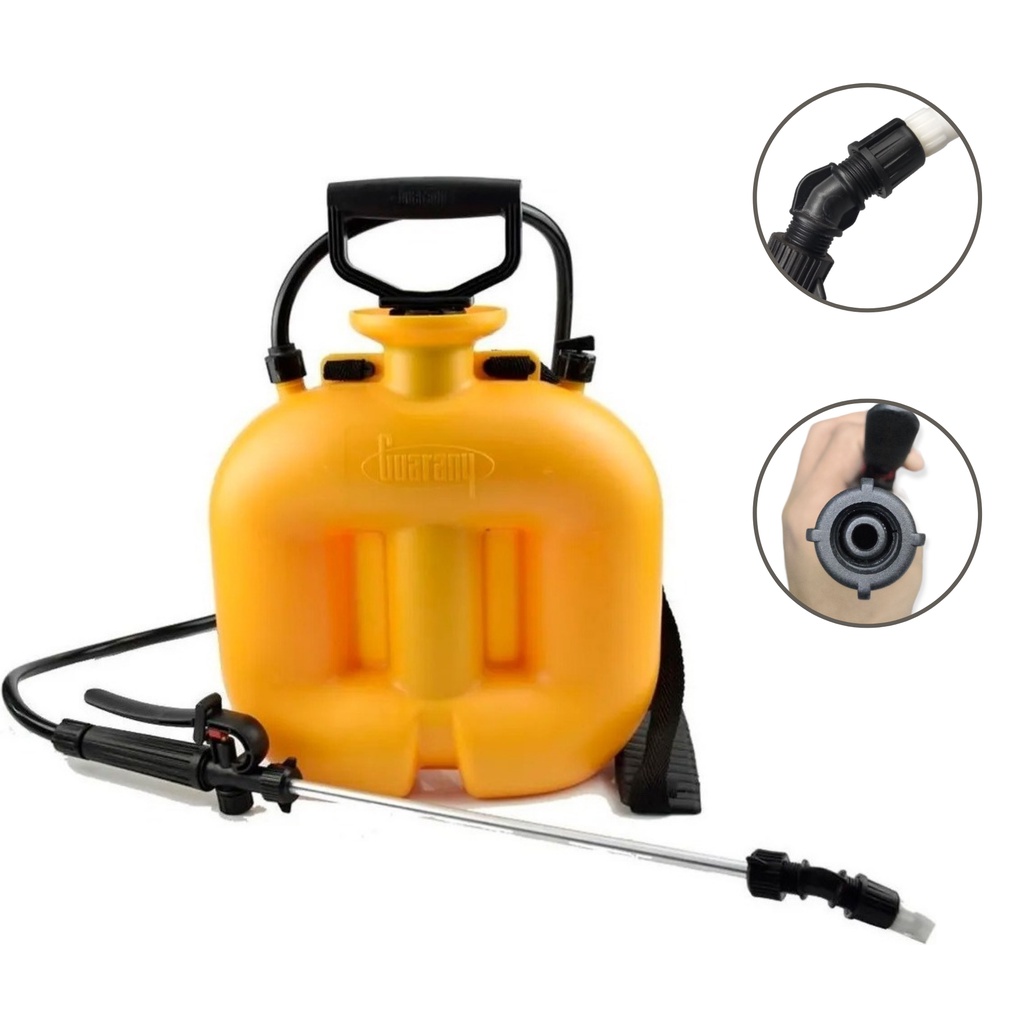 Pulverizador De Compressão Prévia Bomba Manual 4,7 Litros Guarany  Bomba De Veneno Máquina...