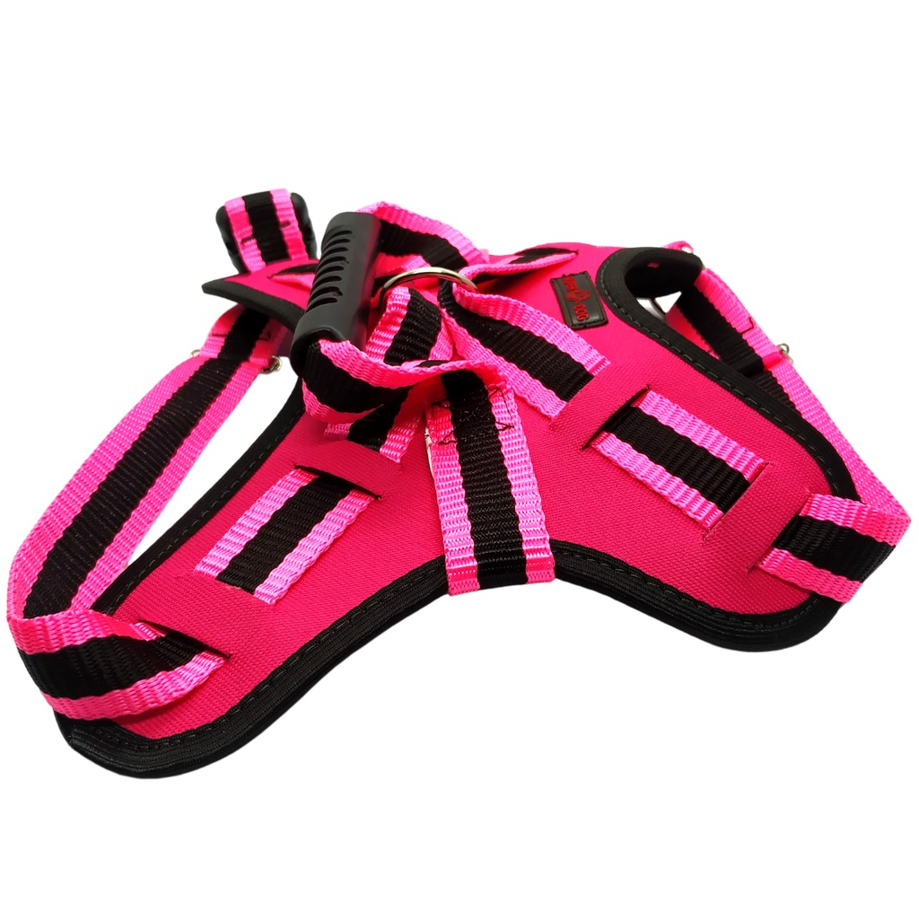 Peitoral X Coleira de Cachorro Rosa com Guia Amortecedor para Cão Grande Labrador Boxer Pitbull Pastor Alemão Fila Rottweiler Golden Passeios Oferta da Fábrica