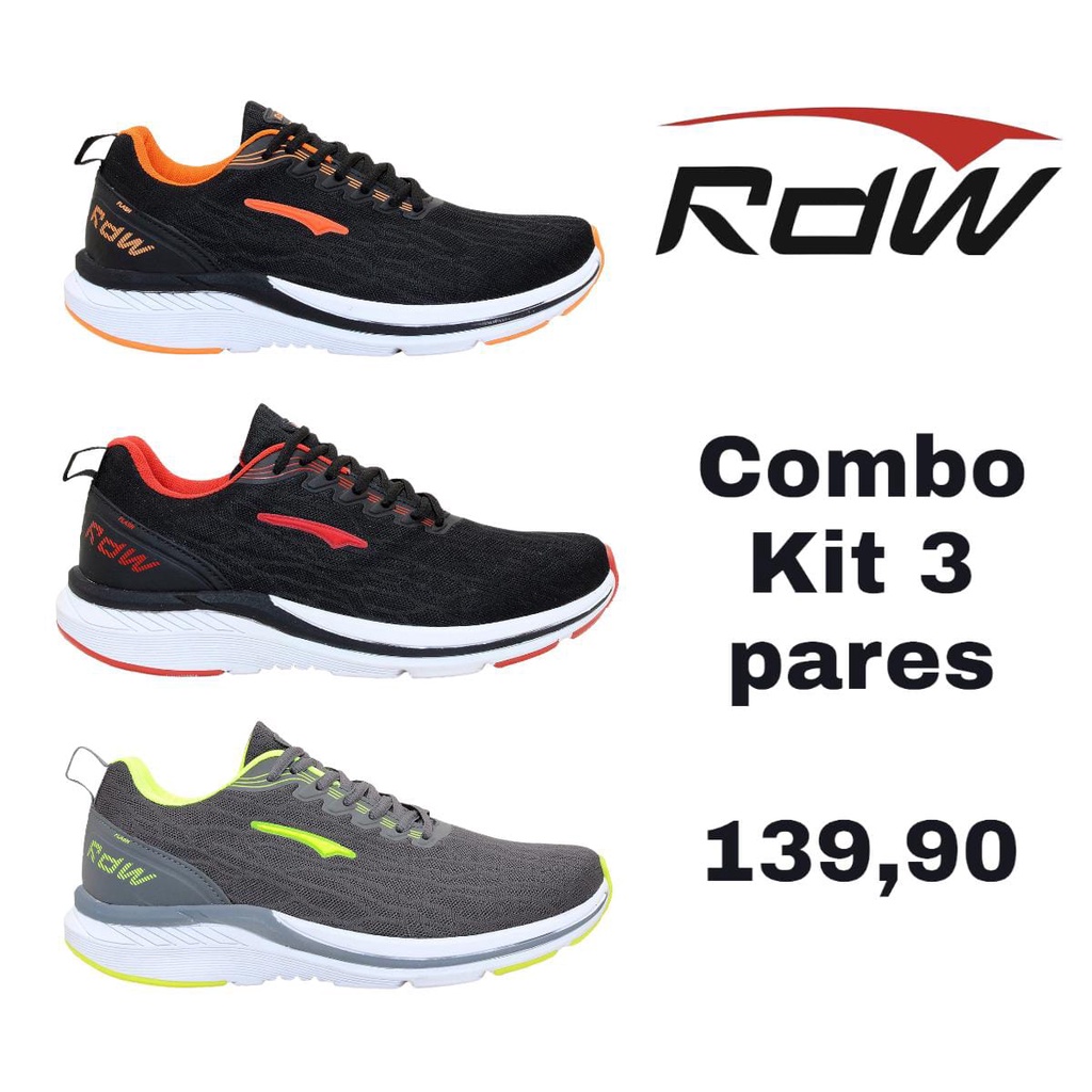 3 hot sale tenis promoção