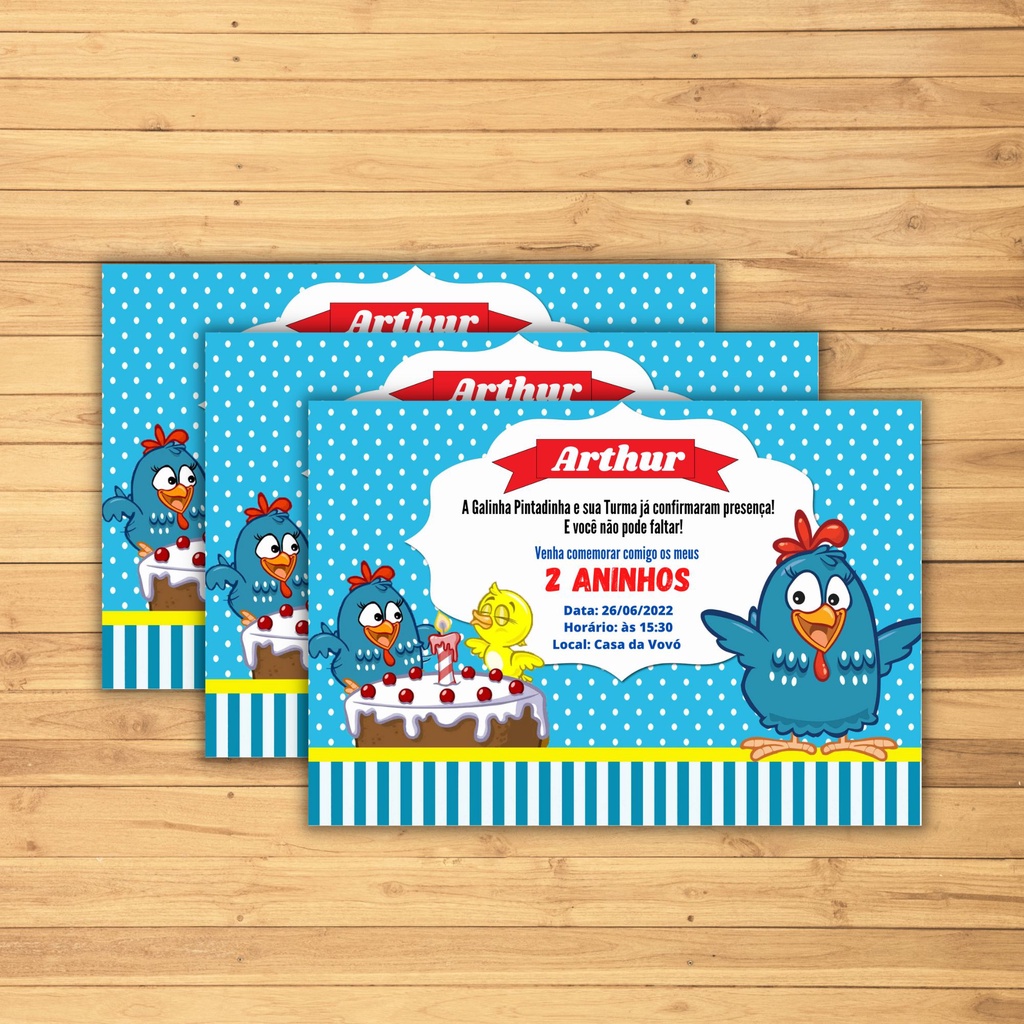 O que é Convite Personalizado Galinha Pintadinha? Guia e Onde Comprar | BuscaProdutos