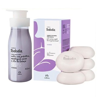 Kit Hidratante Algodão 400ml + Sabonete Algodão 90g Natura Tododia