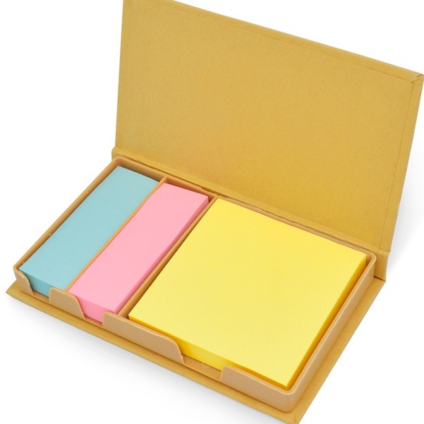 Bloco de Anotação com Adesivos Autocolante Colorido 200 Folhas