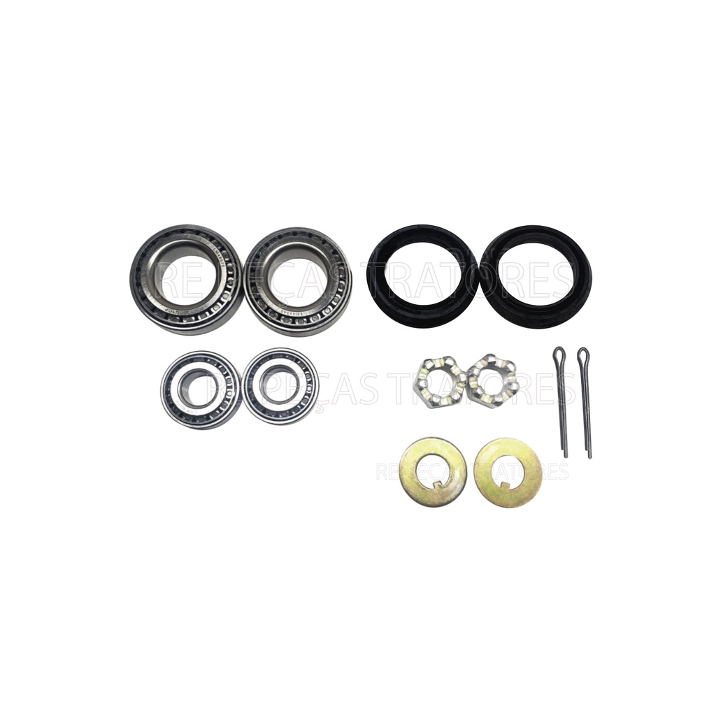 Rolamento Cubo Dianteiro Tratores Ford New Holland 4600 / 4610 / 4810 - JOGO