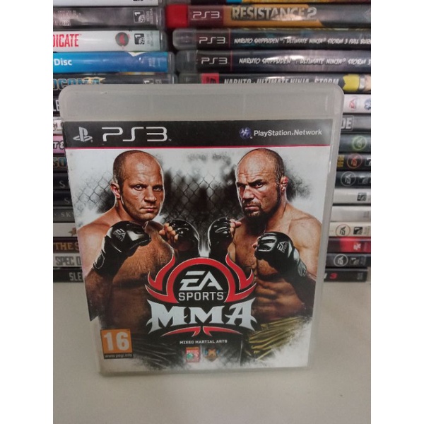 Jogo MMA PS3 original mídia física seminovo luta