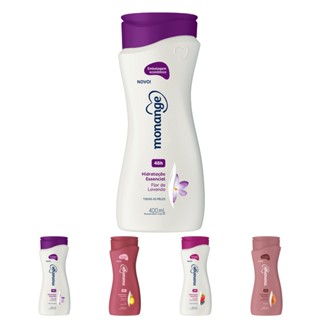 Kit 3 Hidratante Corporal Monange Ação Desodorante 400Ml