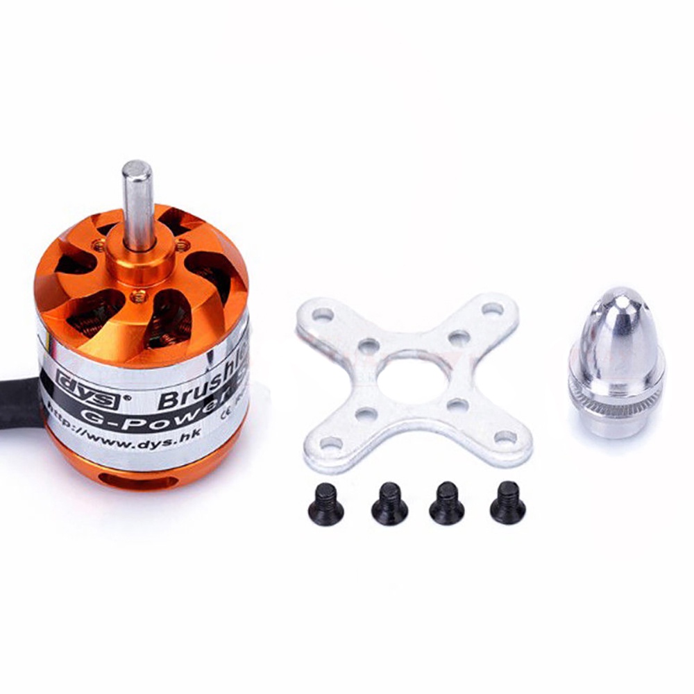 Motor D3536 1250KV Empuxo 1500g P/ Aeromodelo 150cm e 160cm Cessna 182 Treinador Tucano Telemaster