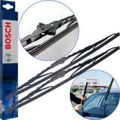 Par de Palhetas Dianteiras Bosch Celta Corsa Kadett Quantum