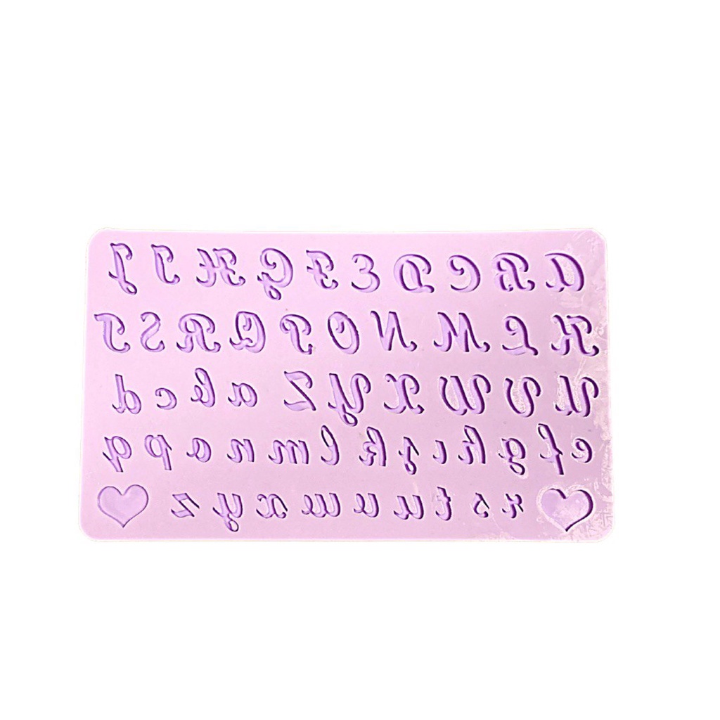 F1194 Molde De Silicone ALFABETO Confeitaria Biscuit em Oferta na Shopee