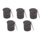 100 Discos De Corte Reforçado Fibra 32mm Dremel Retifica + 5 hastes