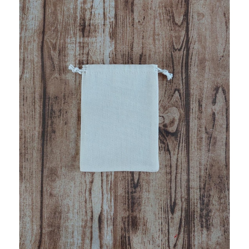 25 saquinhos 10x15 em algodão cru