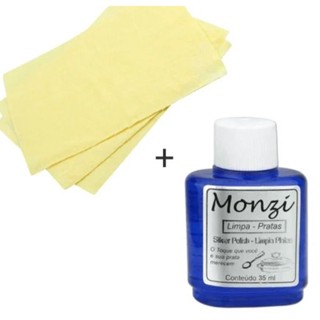 Limpa Pratas Monzi + Flanela Magica