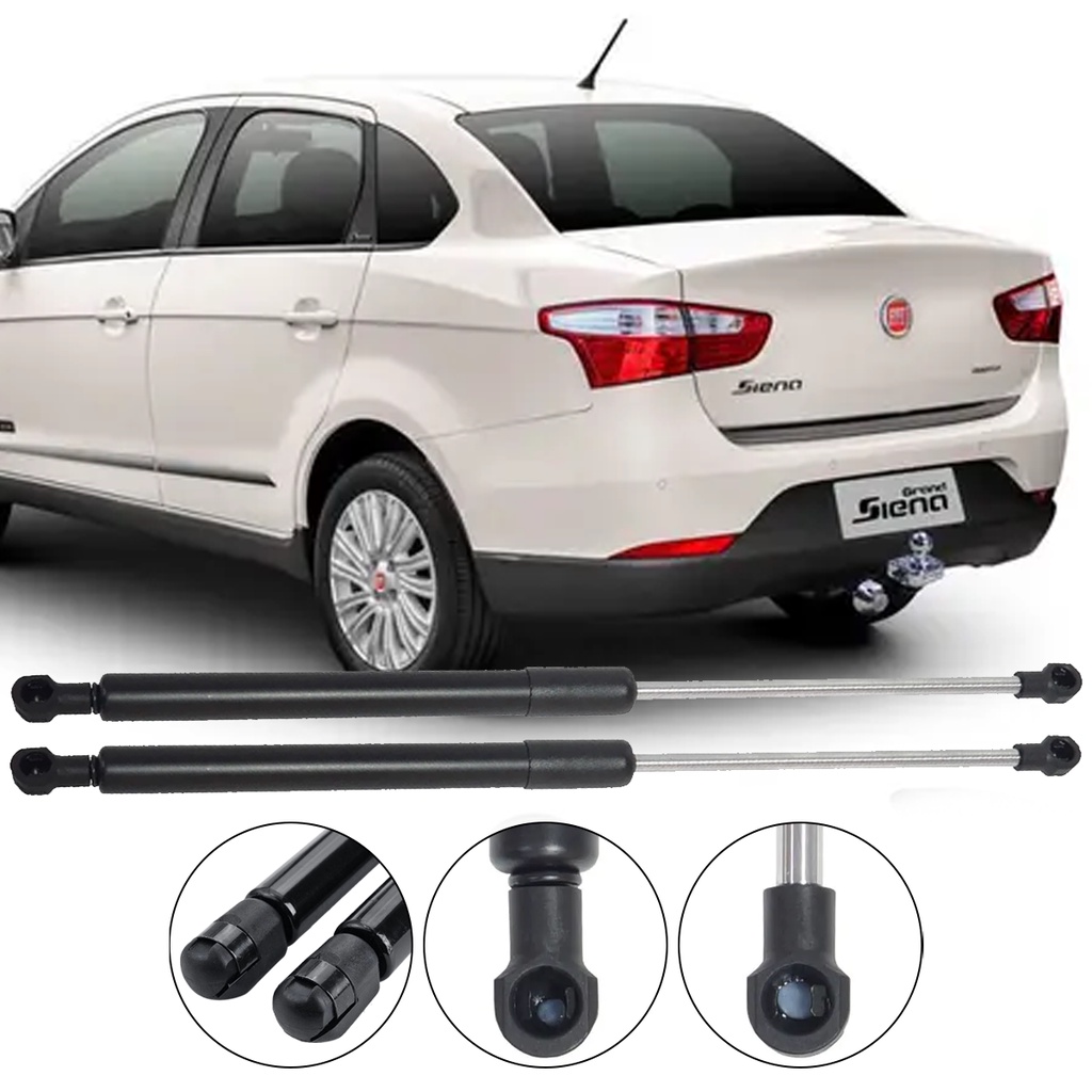 Par de Amortecedor da Tampa Traseira Porta Malas Fiat Grand Siena 2012/2013 em Oferta na Shopee