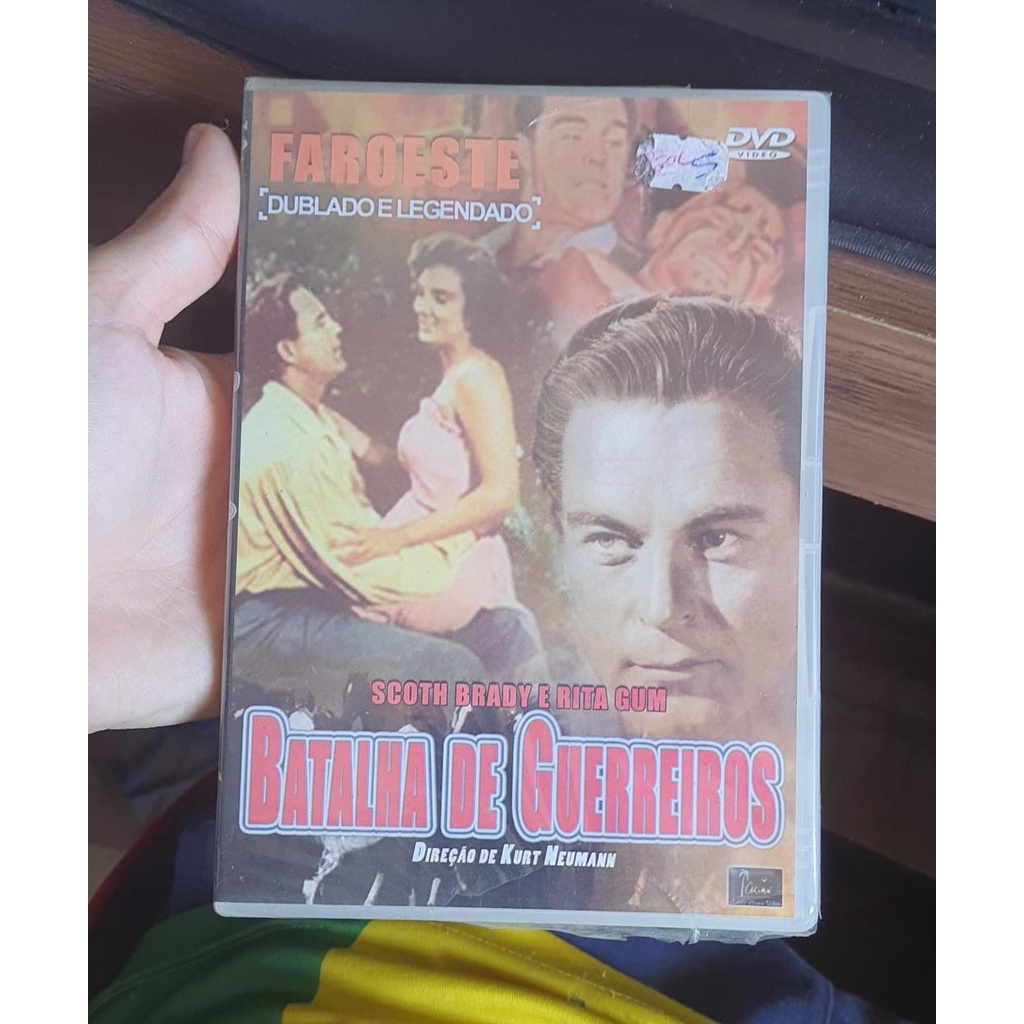 DVD Batalha De guerreiros - Scoth Brady e Rita Gum! (LACRADO!) DUBLADO!