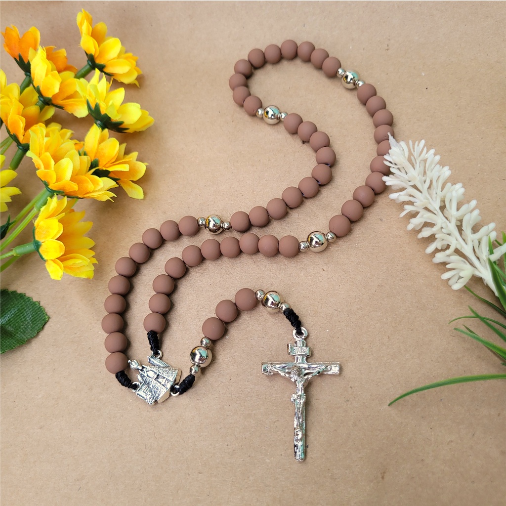 Terços Simples (SEM NOME) - Bolas Emborrachadas em Oferta na Shopee