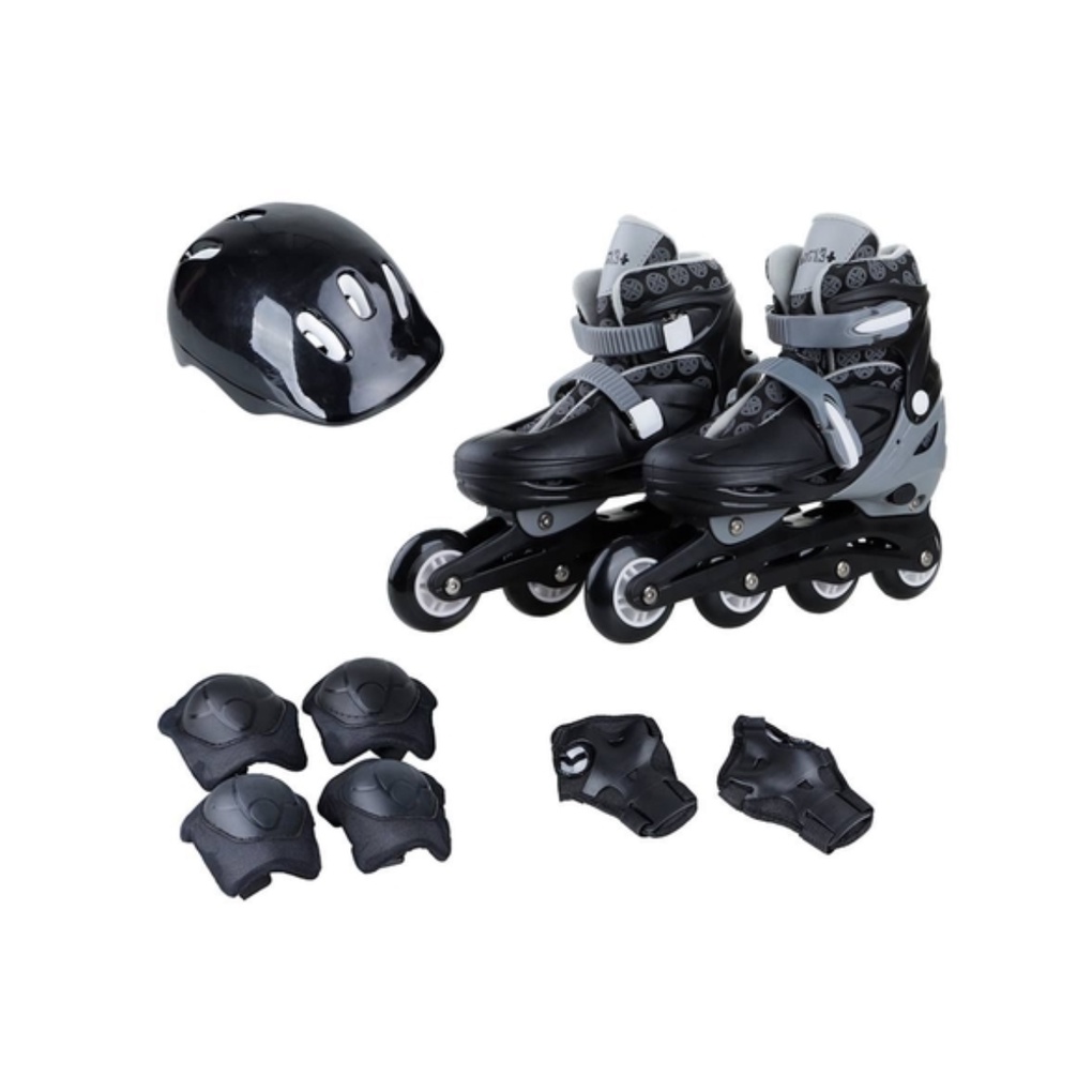 Patins Infantil 4 Rodas In Line com Kit Proteção - Comprar com Melhor Preço em Equipamentos Esportivos e Recreação ao Ar Livre