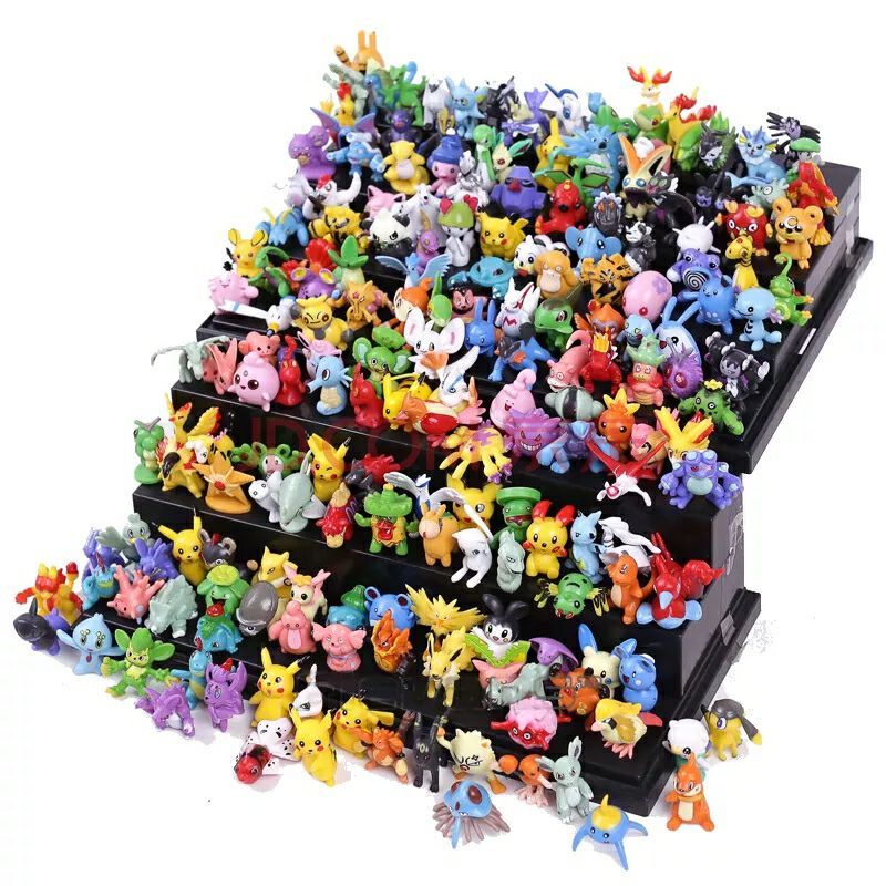 Kit 15 Miniaturas Pokémon 2-3cm Coleção Brinquedo