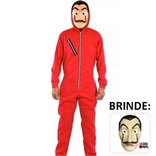 Fantasia infantil La casa de Papel COMPLETA em Oferta na Shopee