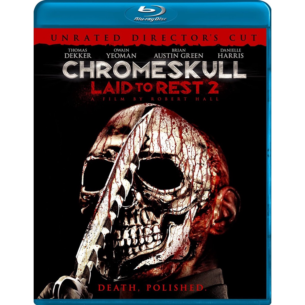 Blu-ray Chromeskull: Não Descanse em Paz sem português slasher