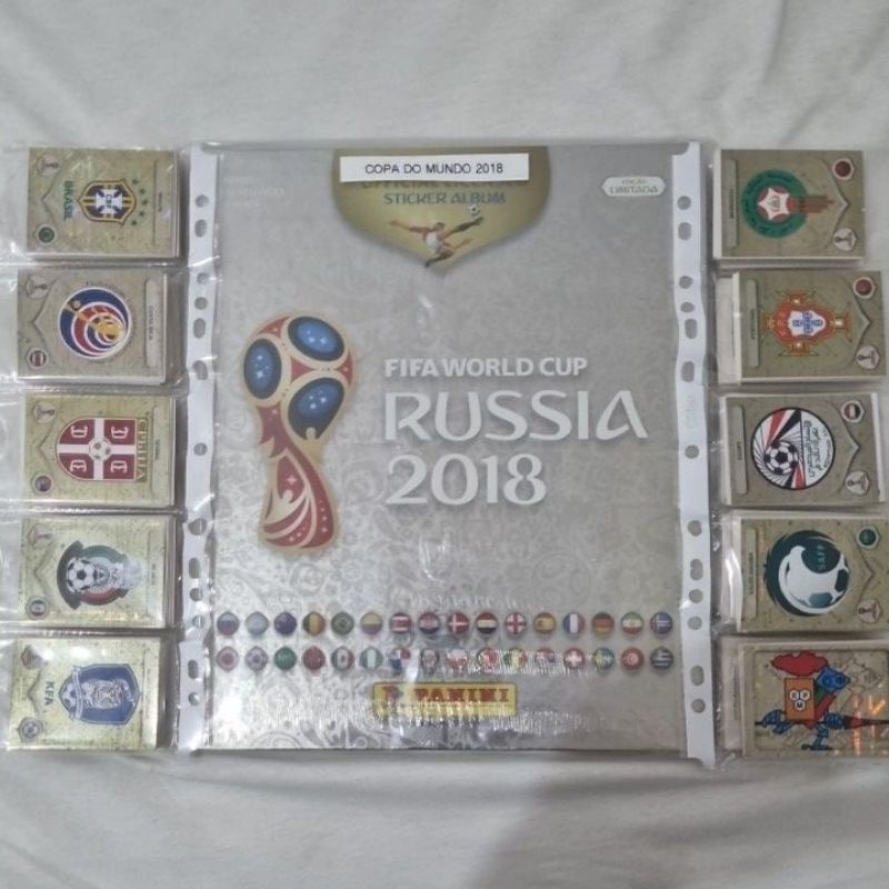 Álbum Completo para colar Copa 2018 Edição Prata