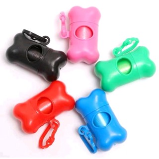 Kit Cata Caca Cachorro Pet com 2 Rolos + Porta Saquinhos