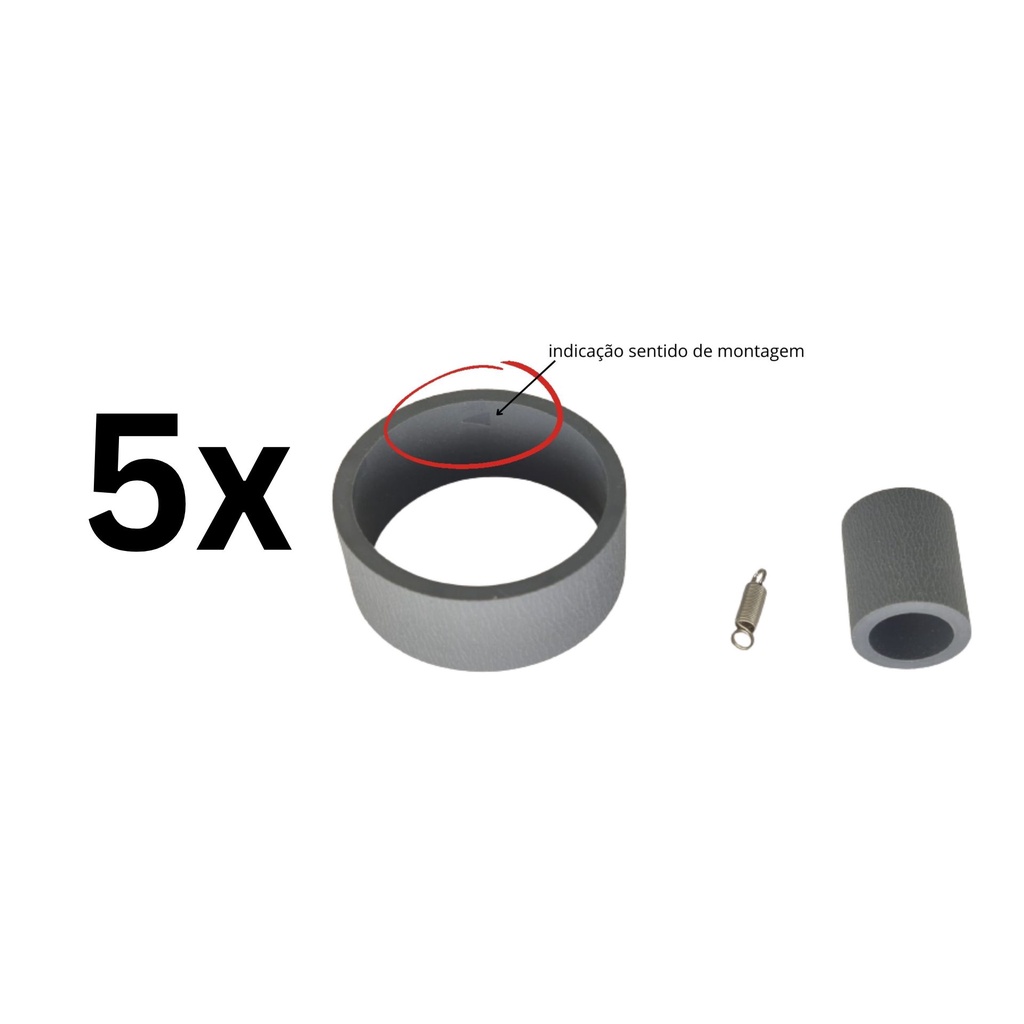 05 Borracha de arrasto e Tração Rolete Pickup Roller + Retardo Oem L1300 L1800 T1110