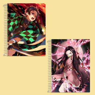 CADERNO DEMON SLAYER PERSONALIZADO -  1, 10 e 20 matérias em Oferta na Shopee