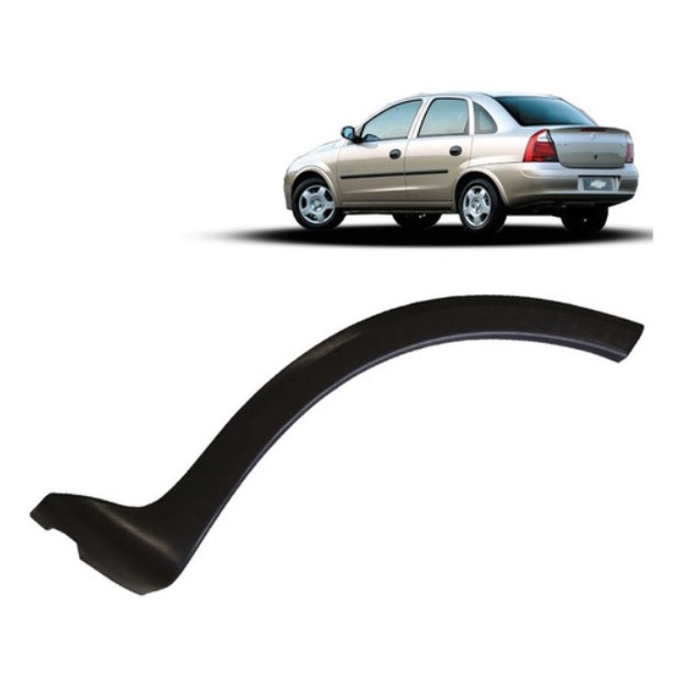 Moldura Para-lama Traseira Lisa Corsa Sedan 02/12
