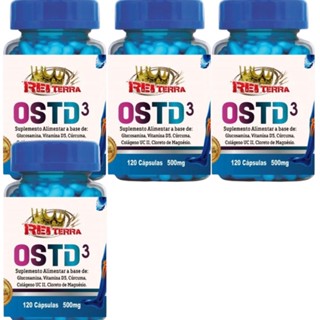 Kit 4x OSTD Novo Rotulo Reumatrix 500mg 120 Cápsulas - Rei Terra