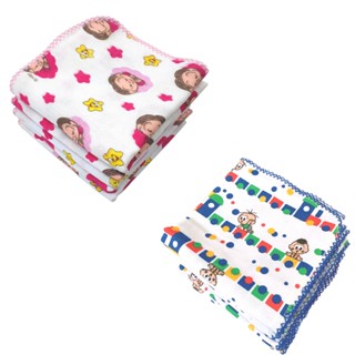 Cueiro Turma Da Mônica E Cebolinha 75 X 75cm Com Crochê - Envio Imediato!!!