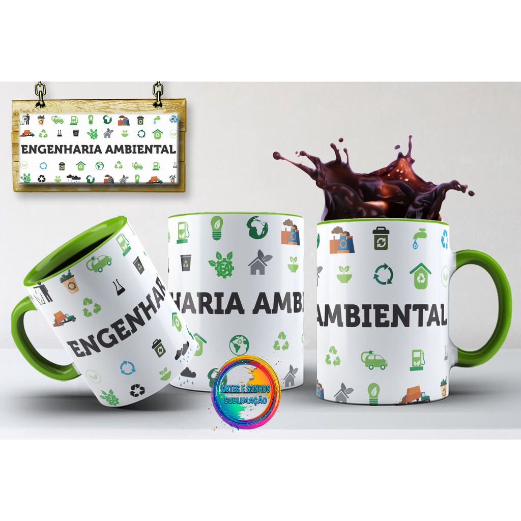 Caneca Engenharia Ambiental Profissões