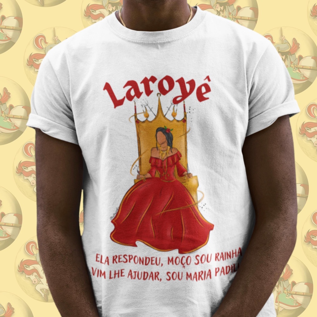 Camiseta Premium Religiosa Orixás Umbanda Quimbanda Candomblé Pomba Gira Maria Padilha Algodão 30.1 Arte 136