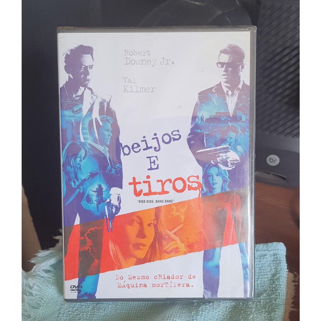 DVD Beijos E Tiros - Robert Downey Jr. & Val Kilmer (Lacrado!) DUBLADO!