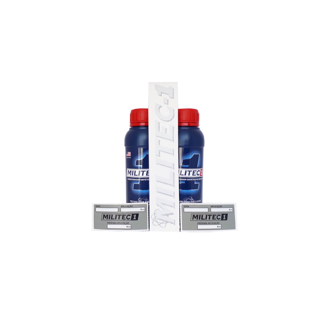 Kit 2 Militec-1 Original Distribuidor Autorizado 200ml  (etiqueta e adesivo)