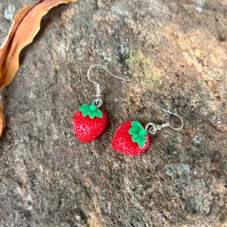 Brinco De Morango Kidcore Aesthetic Diferente Delicado Fruit Candy Kawaii em Oferta na Shopee