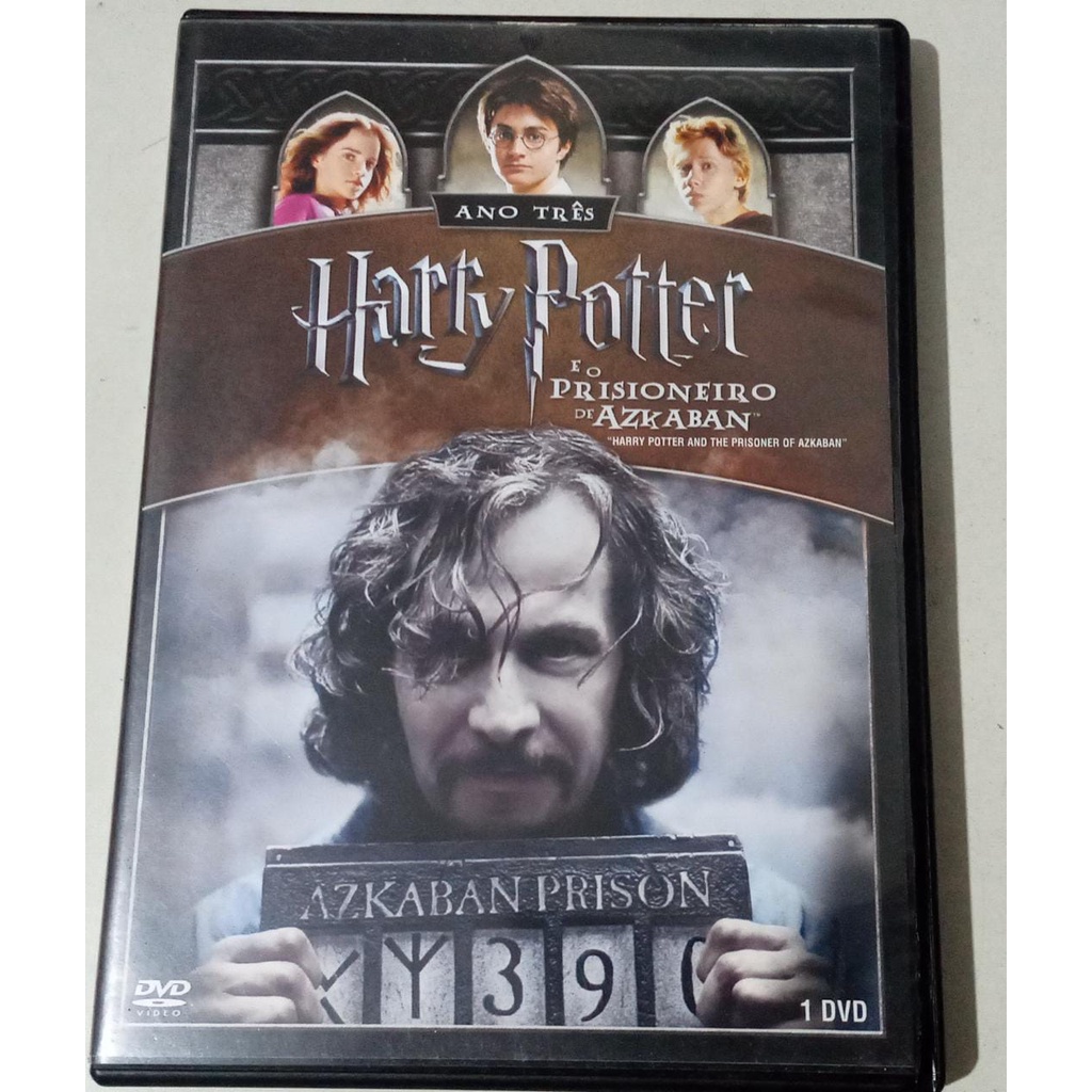 DVD- Harry Potter e o Prisioneiro de Azkaban-dublado